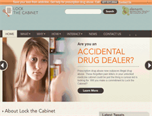 Tablet Screenshot of lockthecabinet.com